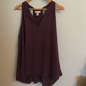 Loft low backed tank top